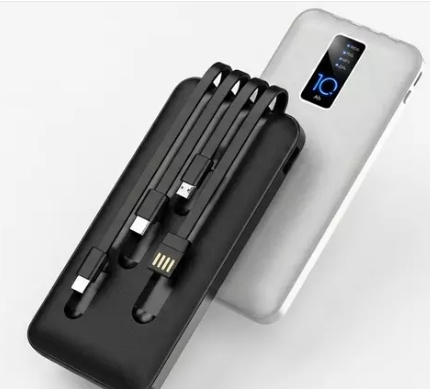 Power bank da 20000 mAh, disponibile in bianco o nero Elettronica 